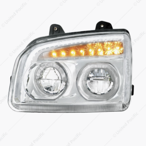 High Power LED Headlight With LED Turn Signal & Light Bar For 2015-2026 Kenworth T880